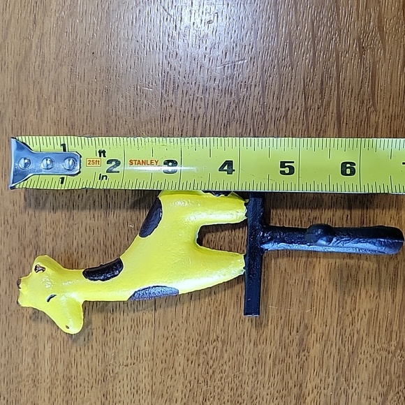 Cast Iron Giraffe Wall Hook Key Coat Towel Purse Hanger - Picture 4 of 9